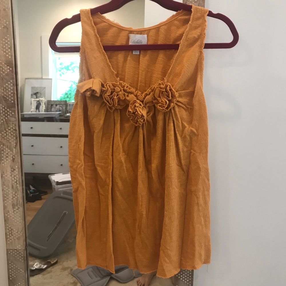 Anthropologie Golden, floral tank